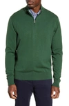 Cutter & Buck Lakemont Half Zip Sweater In Hunter