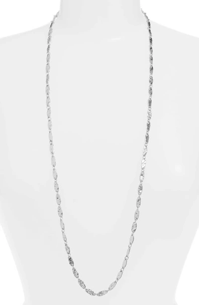 Karine Sultan Long Chain Necklace In Silver