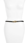 Raina Fitzgerald Leather Belt In Black