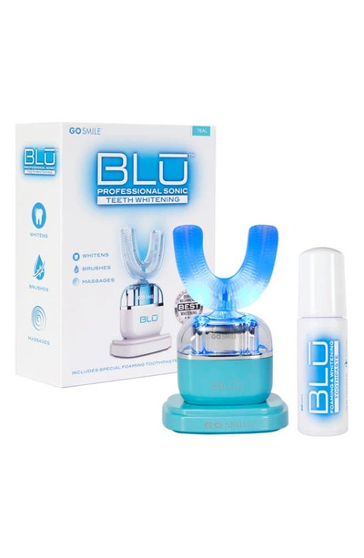 Go Smiler Blu Professional Sonic Teeth Whitening Toothbrush In Teal
