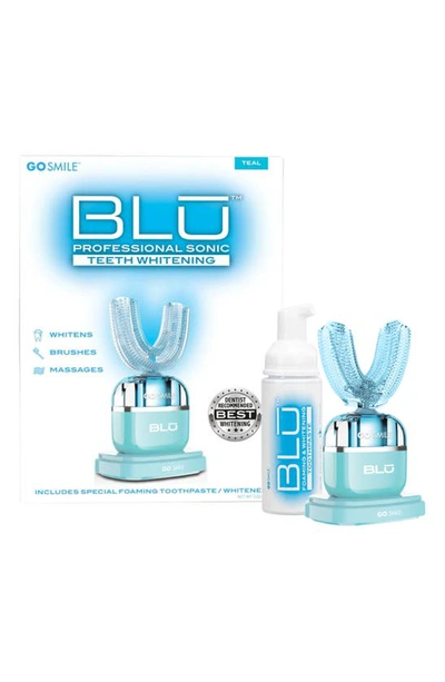 Go Smiler Blu Professional Sonic Teeth Whitening Toothbrush In Teal