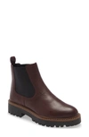 Caslonr Miller Water Resistant Chelsea Boot In Burgundy
