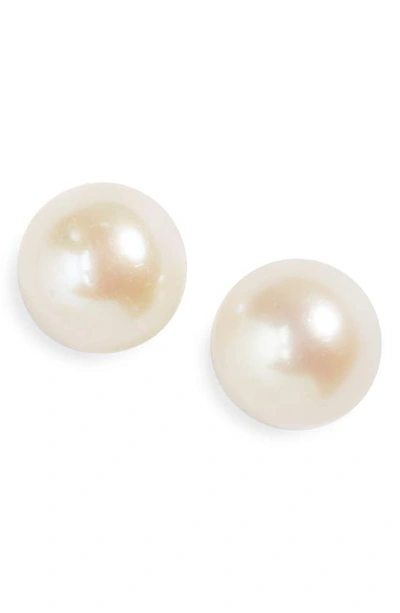 Mignonette Babies' Silver & Cultured Pearl Earrings