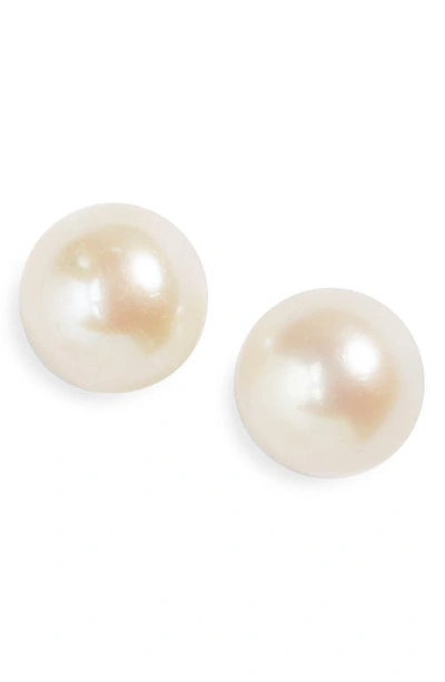 Mignonette Babies'  Silver & Cultured Pearl Earrings