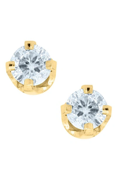 Mignonette Babies' 14k Gold & Diamond Earrings