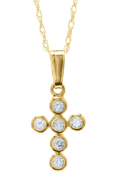 Mignonette Babies' Gold Cross Pendant Necklace