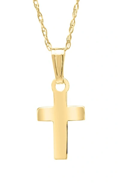 Mignonette Babies' Gold Cross Pendant Necklace