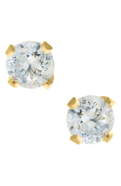 Mignonette Babies' 14k Yellow Gold & Diamond Stud Earrings