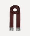 Nick Bronson Double Faced Wool Scarf In Burgundy