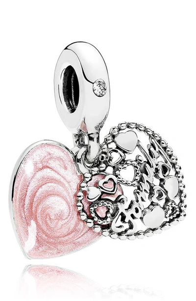 Pandora Love Makes A Family Dangle Charm In Silver