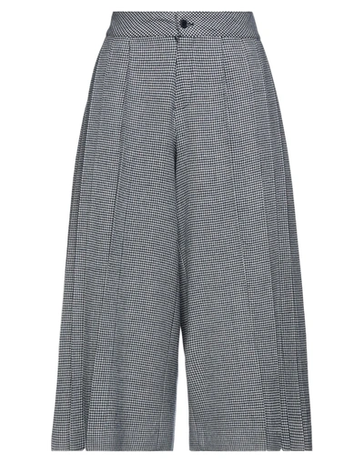 Paio Crippa Pleated Wool Skirt Trousers In White