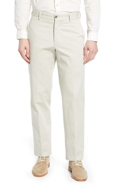 Berle Charleston Pleated Chino Pants In Stone