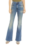 Lee High Waist Flare Jeans In Distance