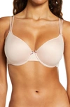 Chantelle Lingerie Chantelle Invisible Memory Foam T-shirt Bra In Rose