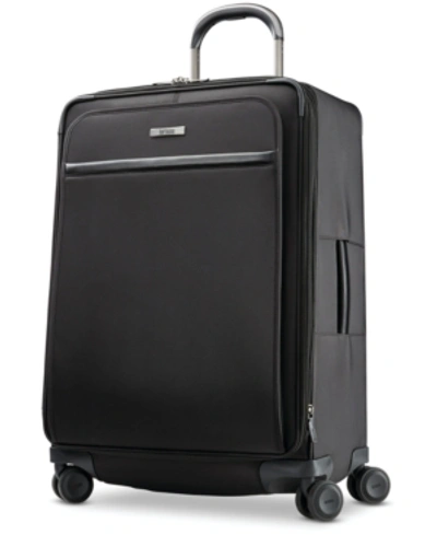 Hartmann Metropolitan 2 Domestic Carry-on Expandable Spinner Suitcase In Deep Black