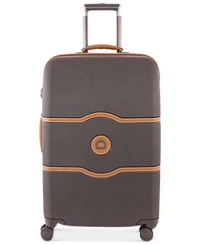 Delsey Chatelet Plus 28" Hardside Spinner Suitcase In Chocolate