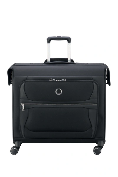Delsey Executive 20" 4-wheel Spinner Garment Bag In Black