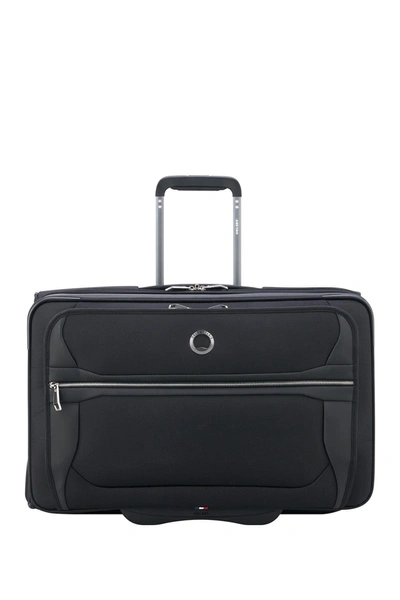 Delsey Executive 16" 2-wheel Garment Bag In Black