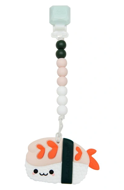 Loulou Lollipop Babies'  Ebi Teething Toy & Holder In Multi