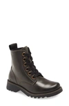 Fly London Ragi Combat Boot In Diesel Leather