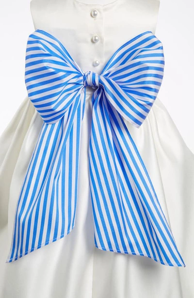 Us Angels Kids' Stripe Sash In Blue Stripe