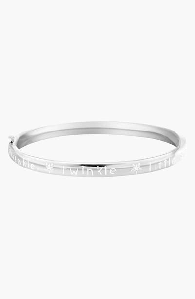 Mignonette Kids' 'little Star' Sterling Silver Bracelet