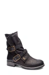 Dirty Laundry Tycen Buckle Boot In Black Faux Leather