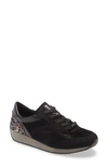 Ara Lana Sneaker In Black Scala Fabric