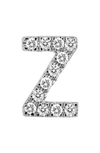 Bony Levy Single Initial Earring In White Gold/ Z