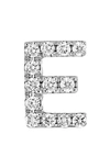 Bony Levy Single Initial Earring In White Gold/ E