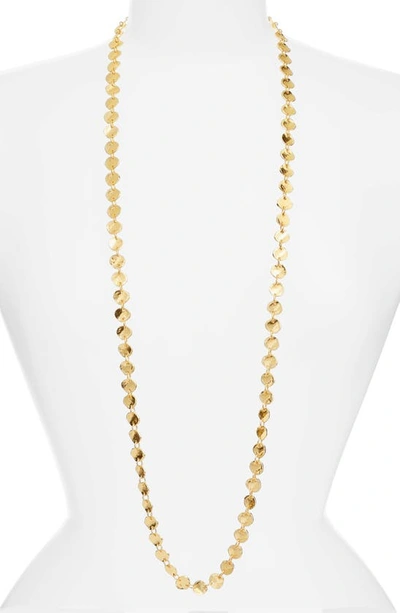 Karine Sultan Sophia Long Necklace In Gold