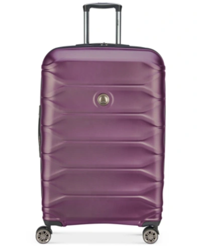 Delsey Meteor 28" Hardside Expandable Spinner Suitcase, Created For Macy's In Plum
