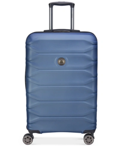 Delsey Meteor 24" Hardside Expandable Spinner Suitcase, Created For Macy's In Midnight Blue