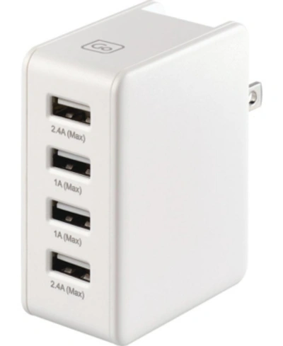 Go Travel Worldwide Usb Charger - Us In White
