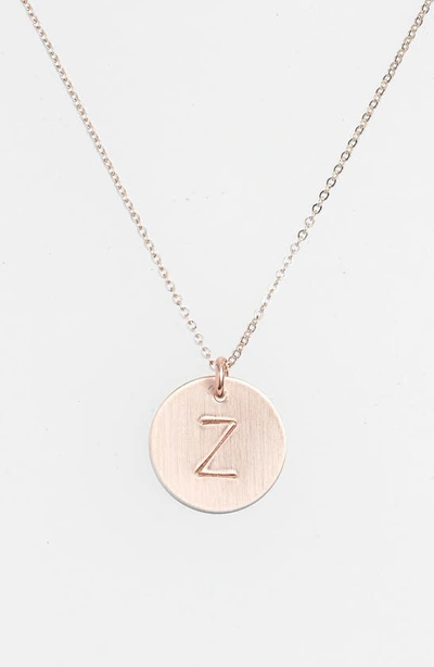 Nashelle 14k-gold Fill Initial Disc Necklace In 14k Gold Fill Z