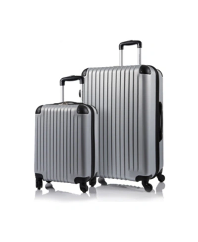 Champs 2-pc. Tourist Hardside Luggage Set In Silver