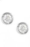 Bony Levy Medium Bezel Diamond Stud Earrings In White Gold/ Diamond