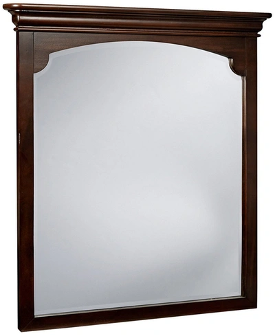 My Home Neapolitan 43" Vertical Beveled Mirror In Brown