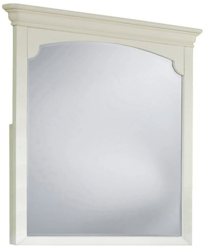 My Home Neapolitan 43" Vertical Beveled Mirror In White