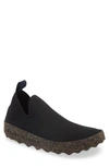 Fly London Care Slip-on Sneaker In Black/ Black