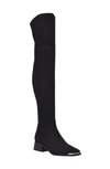Marc Fisher Ltd Darwin Over The Knee Boot In Black Fabric