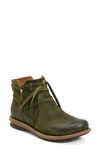 Green Olive Distressed Suede