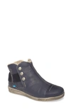 Cloud Aline Bootie In Blue Leather