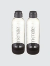 Drinkmate - Verified Partner Drinkmate 1.0l Carbonating Bottles (2 Pack) In Black