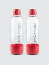 Drinkmate - Verified Partner Drinkmate 1.0l Carbonating Bottles (2 Pack) In Red