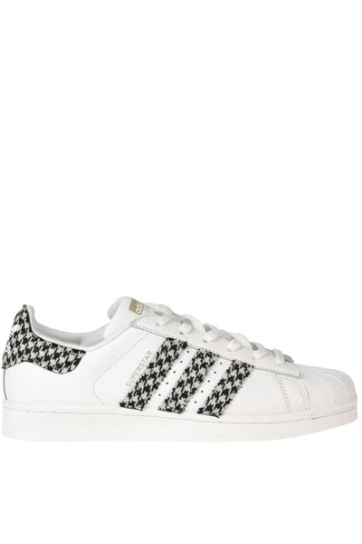 Adidas By Dressed Superstar Customized Sneakers In White