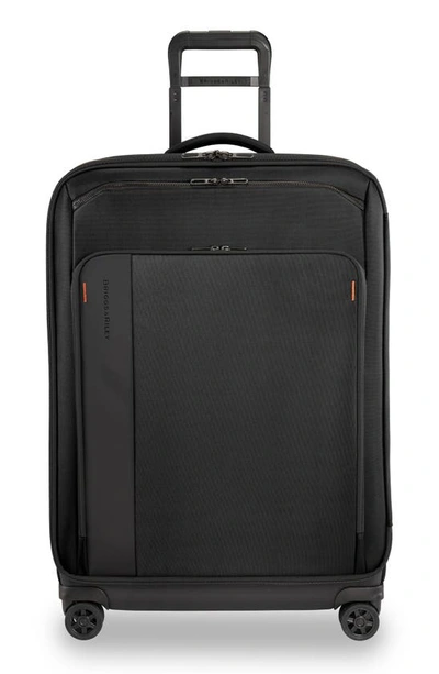 Briggs & Riley Large Zdx 29-inch Expandable Spinner Packing Case In Black