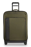 Briggs & Riley Large Zdx 29-inch Expandable Spinner Packing Case In Hunter