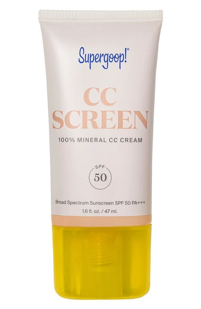 Supergoopr Supergoop! Cc Screen 100% Mineral Cc Cream Spf 50 In 105n