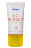Supergoopr Supergoop! Cc Screen 100% Mineral Cc Cream Spf 50 In 306w